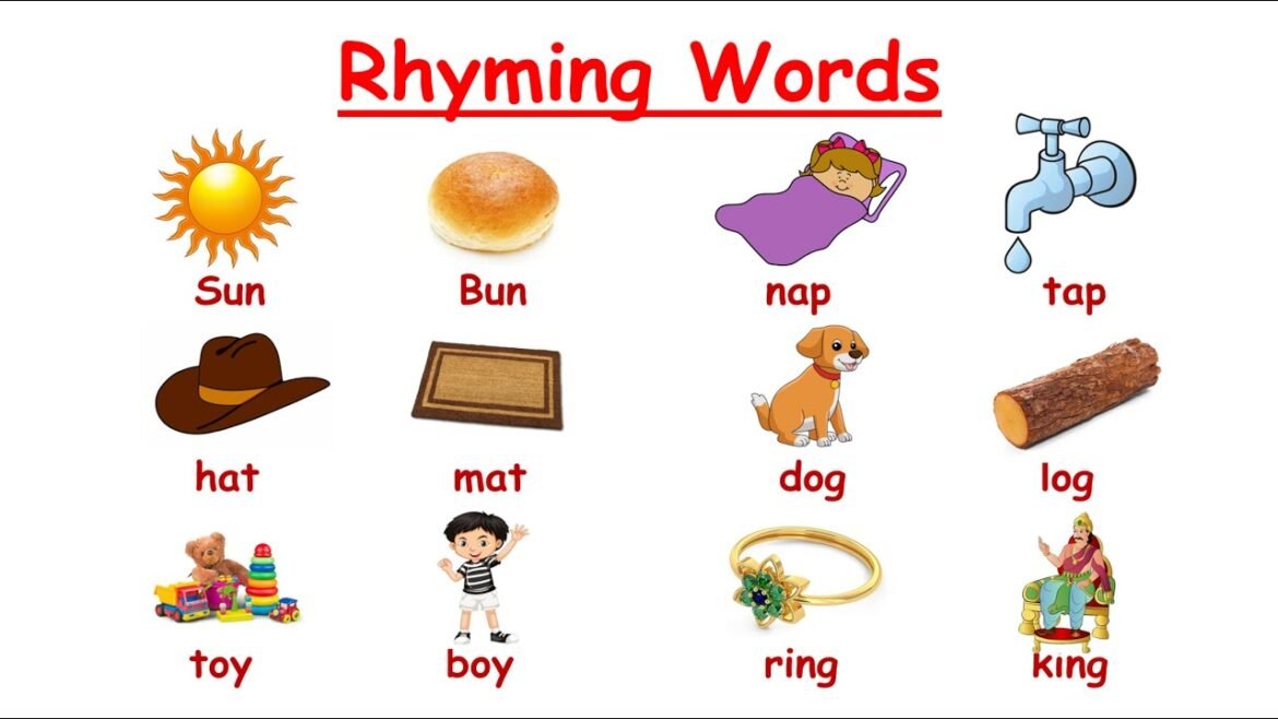 Free Rhyming Words Worksheet to Help Students Improve Vocabulary and Reading Skills