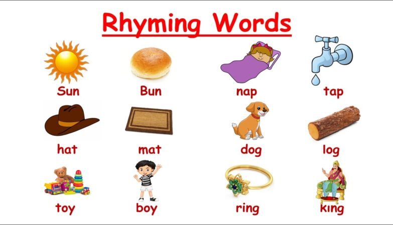 Rhyming words worksheet free