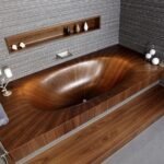 wooden baths