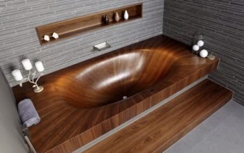 wooden baths